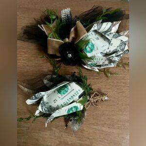 Custom Cash Petal Rose Corsage And Boutonniere